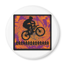 Bike Shack Style Refrigerator Magnet