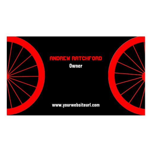 Bike Shop Business Card (back side)