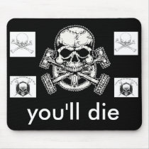 BIKE-SKULL-BIG, images, mean_skull-2425, images... mousepads by umeklap BIKE-SKULL-BIG, images, mean_skull-2425, images... mousepads