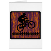 Bike Slot Canyon Greeting Card