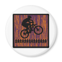 Bike Slot Canyon Refrigerator Magnet
