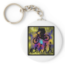 Bike Something Gained Keychains