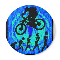 Bike Soul Riding Refrigerator Magnet