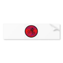 Bike Space Age Bumper Stickers