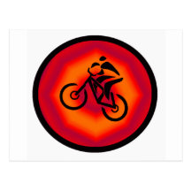 Bike Spahghetti Trail Postcard