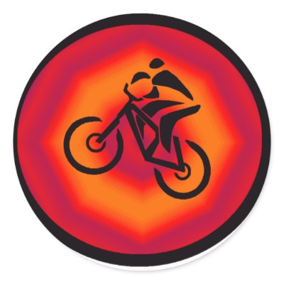 Bike Spahghetti Trail Sticker by ninuno