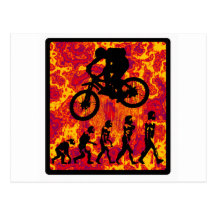 BIKE SPROCKET ROCKET POST CARDS