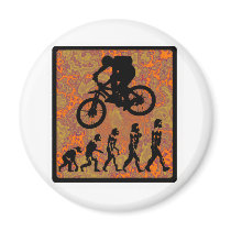 Bike Start Up Fridge Magnet