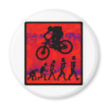 Bike Stated Mind Fridge Magnets