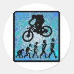 Bike STEEP TREND Round Stickers