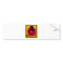 bike sun spotting bumper stickers