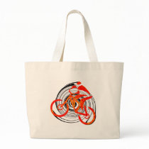 Bike Sun Trancer Tote Bag