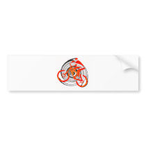 Bike Sun Trancer Bumper Stickers
