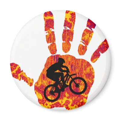 Bike Sure Grip Fridge Magnet by ninuno