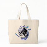 Bike the Nebulae Canvas Bag
