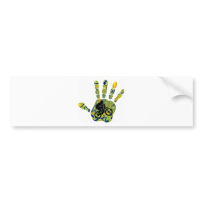 Bike This Brush Bumper Sticker by ninuno