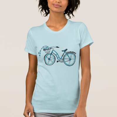 &quot;bike to the beach&quot; tee shirt