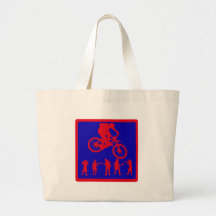 Bike Tough Road Tote Bag