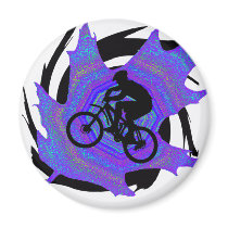 Bike Triple Mines Magnet