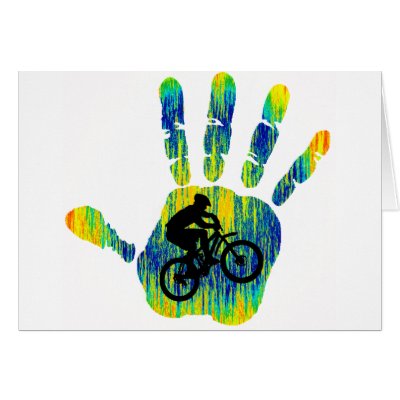 Bike Tripper Dipper Greeting Card by ninuno