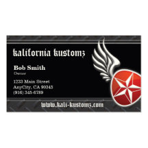 Bike, Truck or Auto Shop Cards Business Card Templates
