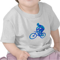 Bike Turquoise Flasher Tees