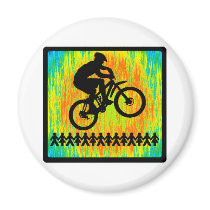 Bike TwentyFOUR SEVEN Refrigerator Magnets