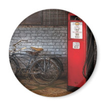 Bike - Two Bikes and a Gas Pump magnets