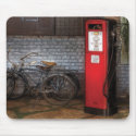 Bike - Two Bikes and a Gas Pump mousepads