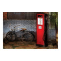 Bike - Two Bikes and a Gas Pump posters