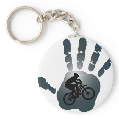 Bike Wet Grey Key Chain by ninuno
