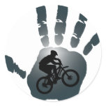 Bike Wet Grey Stickers