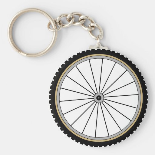 Bike Wheel Key Chain