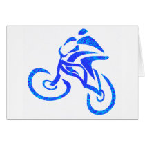 Bike Wind Bender Greeting Cards