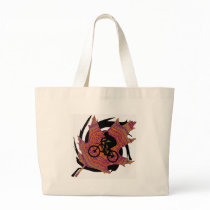 Bike With Certainty Tote Bag