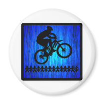 Bike your Feet Fridge Magnets