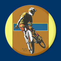 Biker2 -Orange/Blue magnets