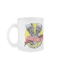Biker Alarm Clock Coffee Mugs