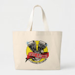 Biker Alarm Clock Tote Bag