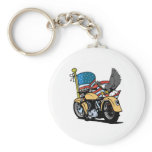 Biker American Eagle Keychains