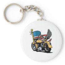Biker American Eagle Keychains