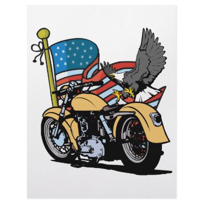 Biker American Eagle Letterhead Template by American_Biker