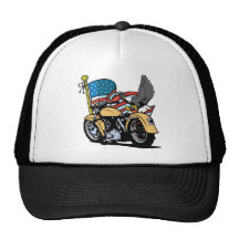 Biker American Eagle Mesh Hats