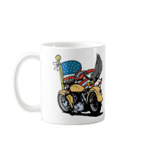 Biker American Eagle Mug