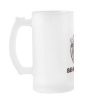 Biker Babe - Frosted Glass Stein Mugs