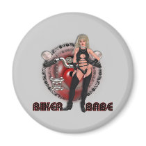 Biker Babe - Magnet