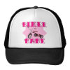 Biker Babe /pink Hat
