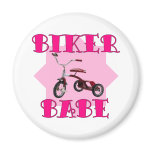 Biker Babe /pink Magnet