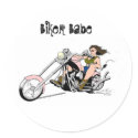 Biker Babe Sticker by giniawest Biker Babe Sticker