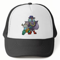 Biker Bird Trucker Hat
